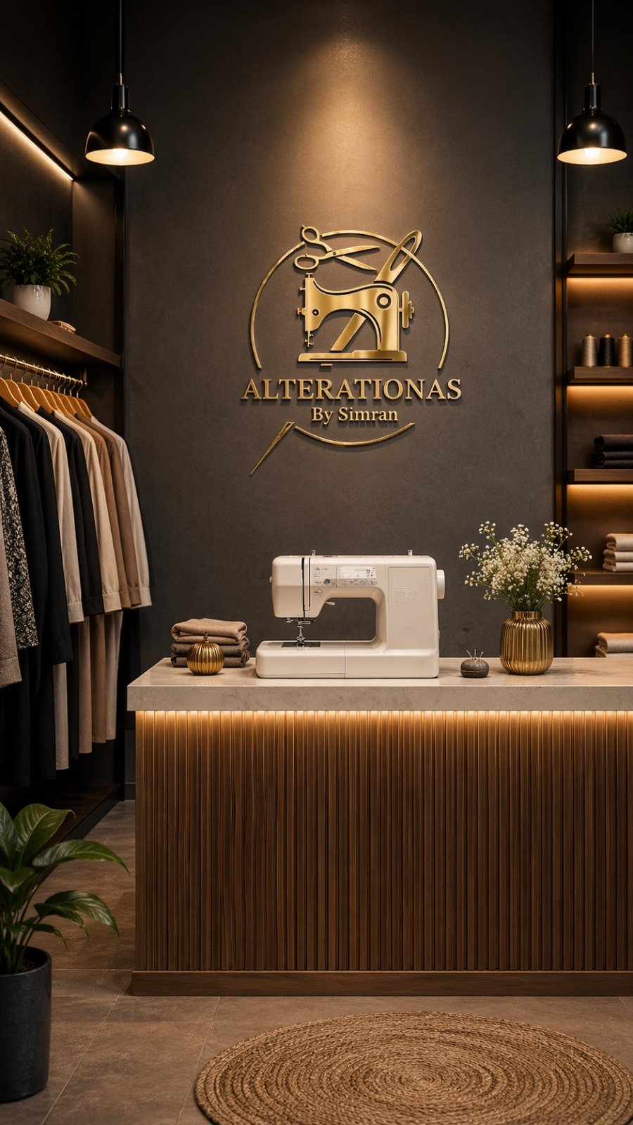 Professional tailoring work