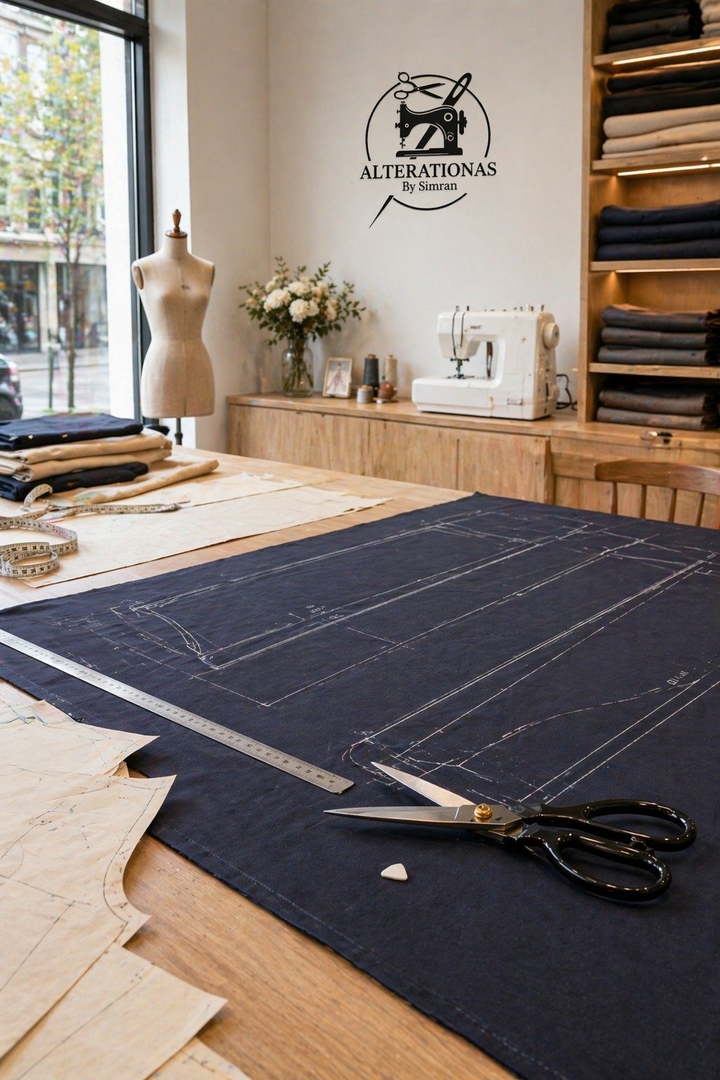 Pant cutting service
