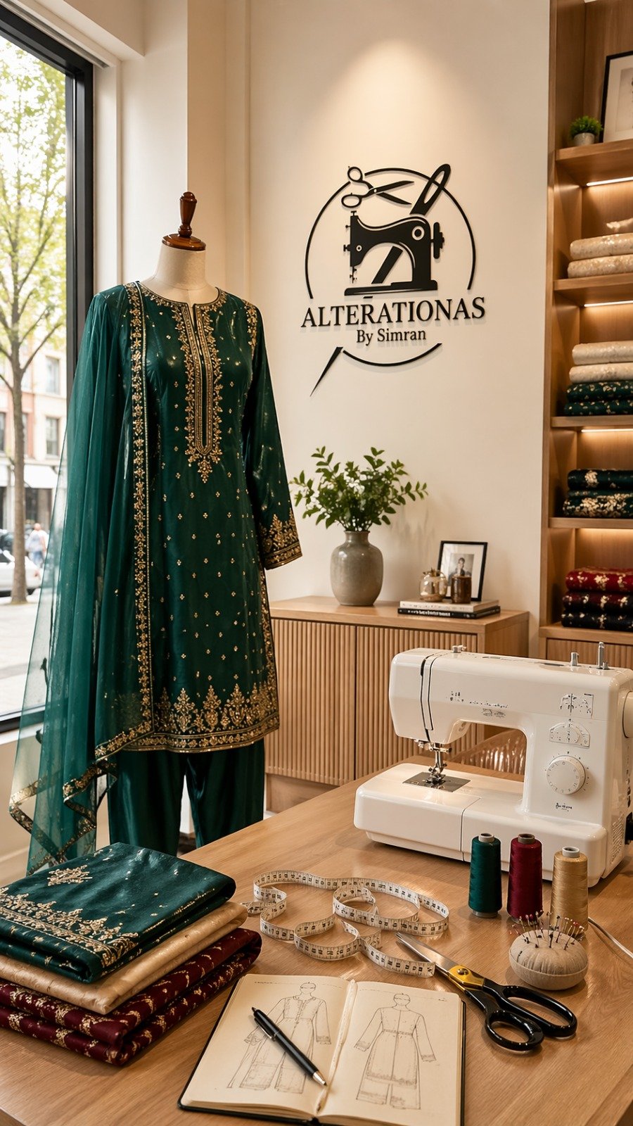 Shalwar suit stitching service